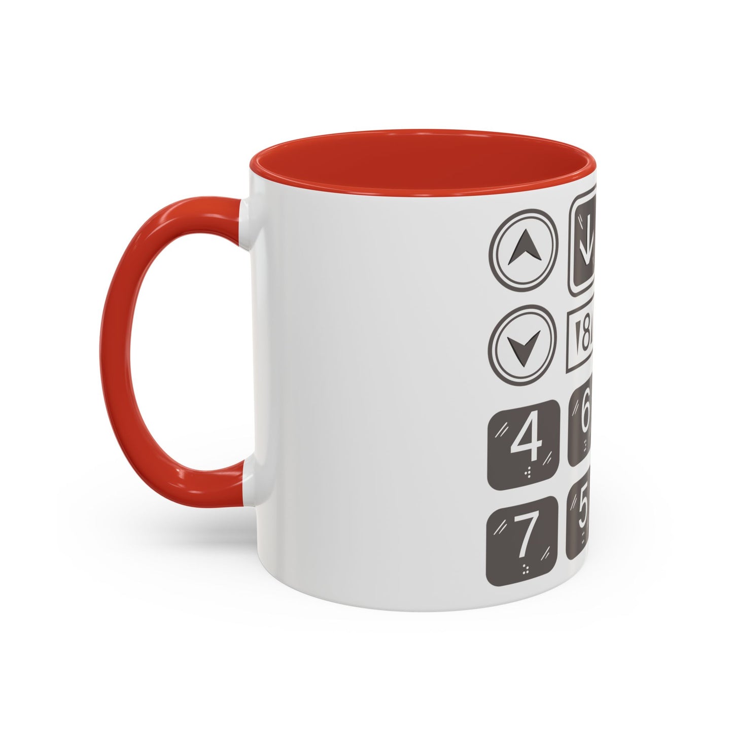 Elevators Signs Accent Coffee Mug