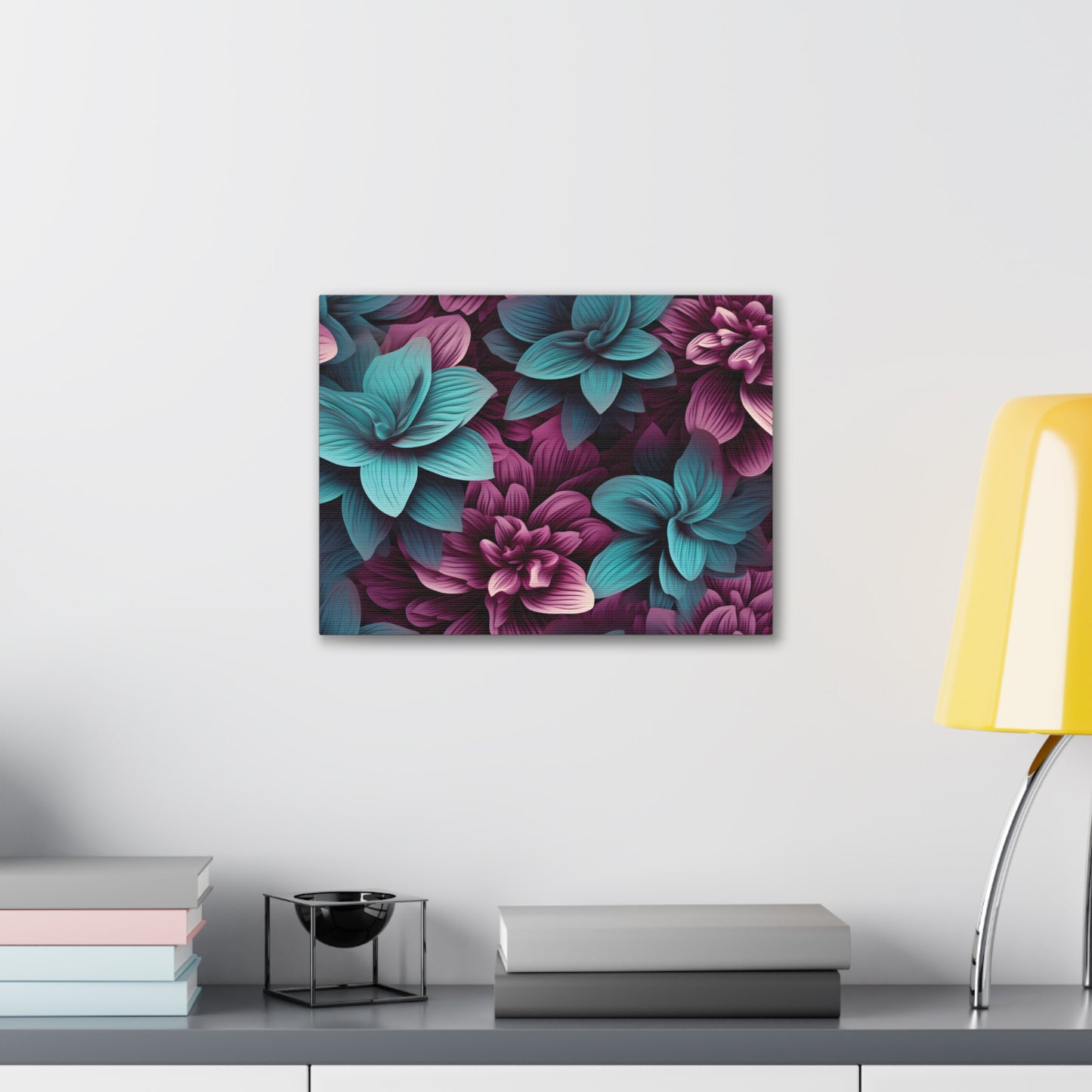 3D Flowers Gallery Wraps