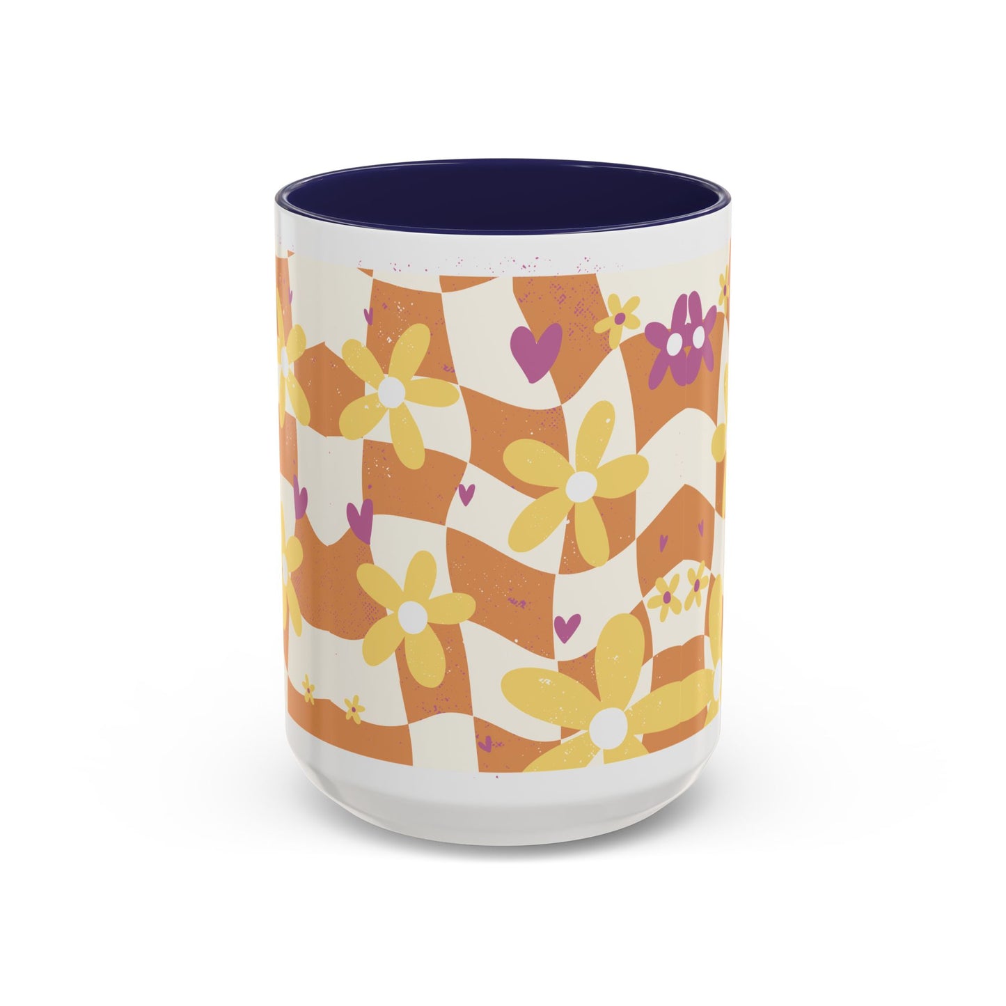 Floral Accent Coffee Mug