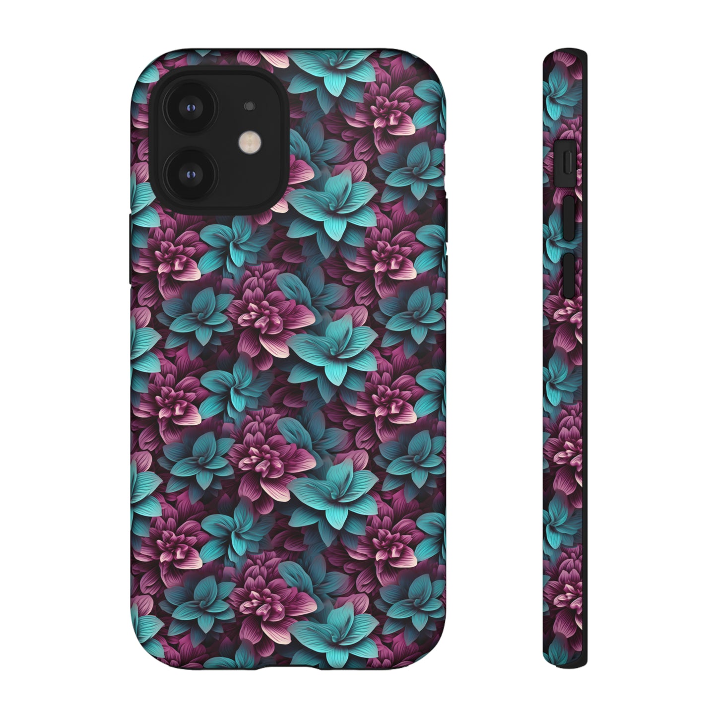 3D Flowers Tough Cases