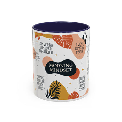 Morning Mindset Accent Coffee Mug