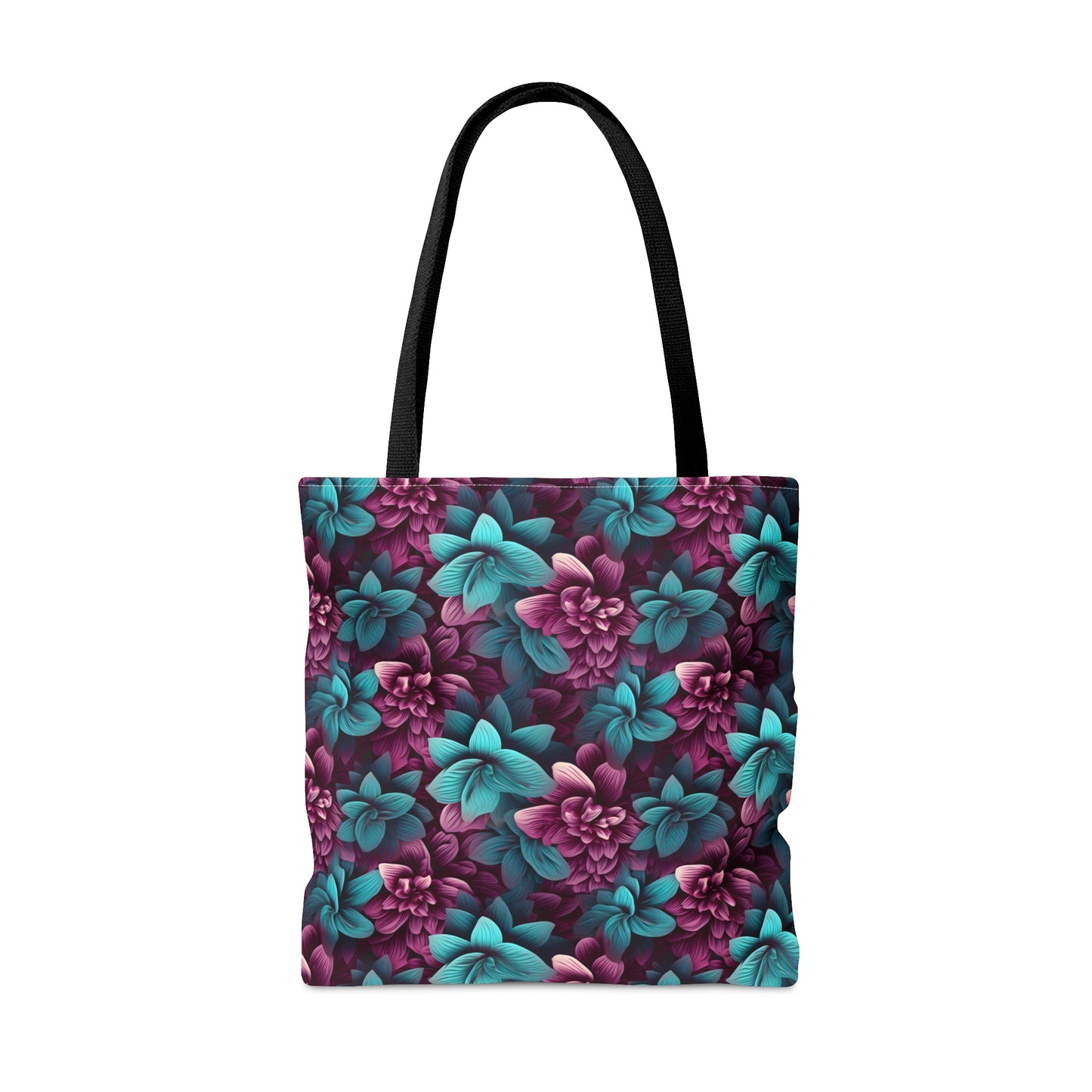 3D Flowers Tote Bag