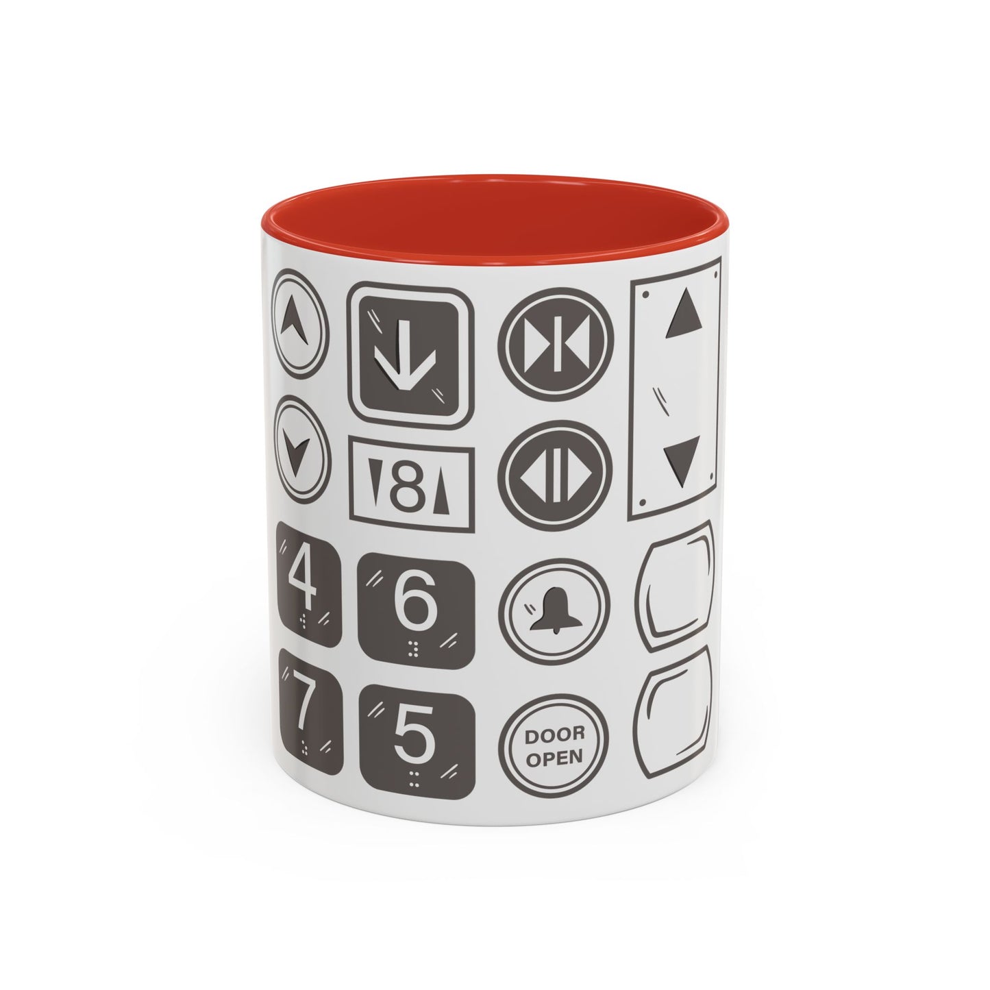 Elevators Signs Accent Coffee Mug