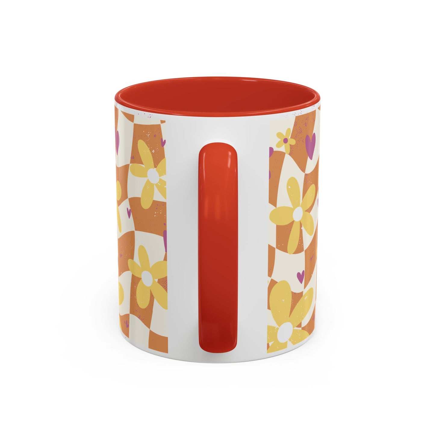 Floral Accent Coffee Mug