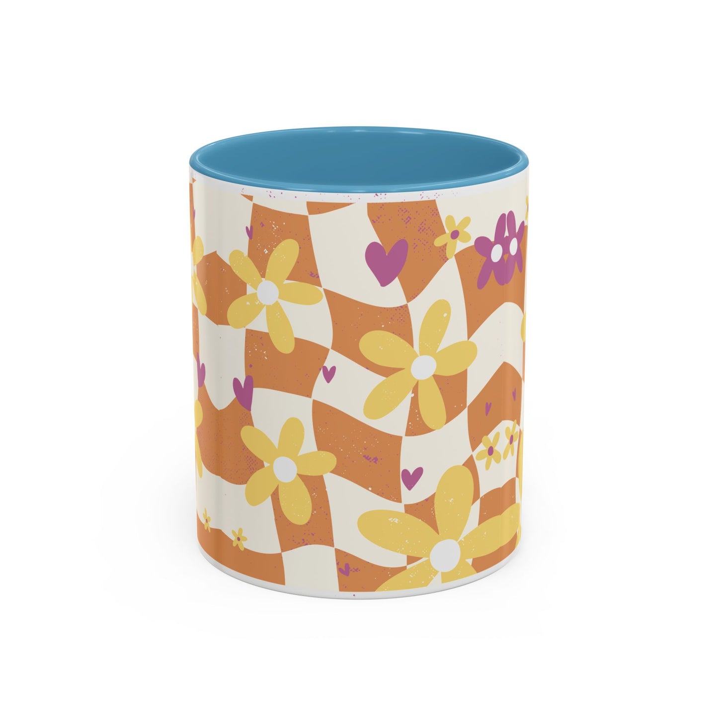 Floral Accent Coffee Mug