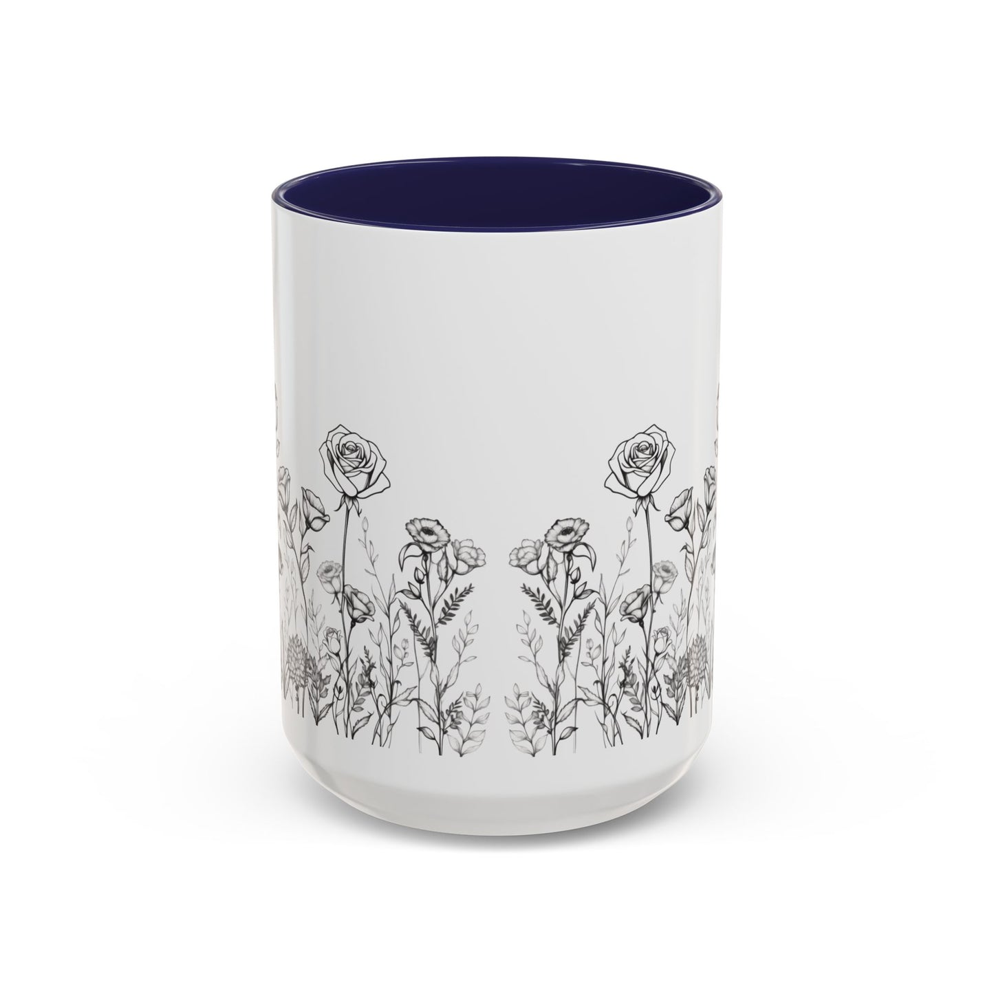 flowers Accent Coffee Mug (11, 15oz)