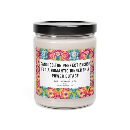 Candles: the perfect excuse for a romantic dinner or a power outage Scented Soy Candle, 9oz