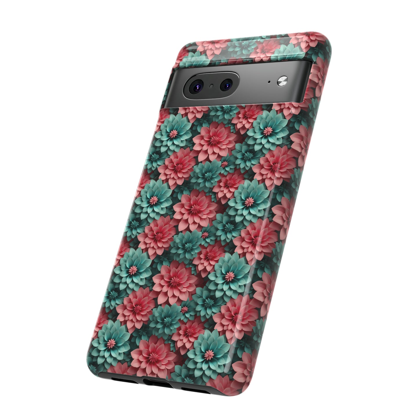 3D Flowers Tough Cases