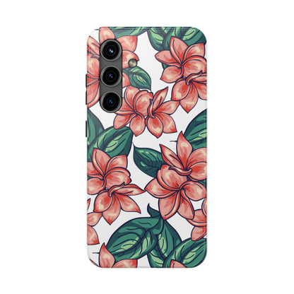 Phone Case, Floral Design, Protective Case, Cover, Strong, Durable, Custom Shell