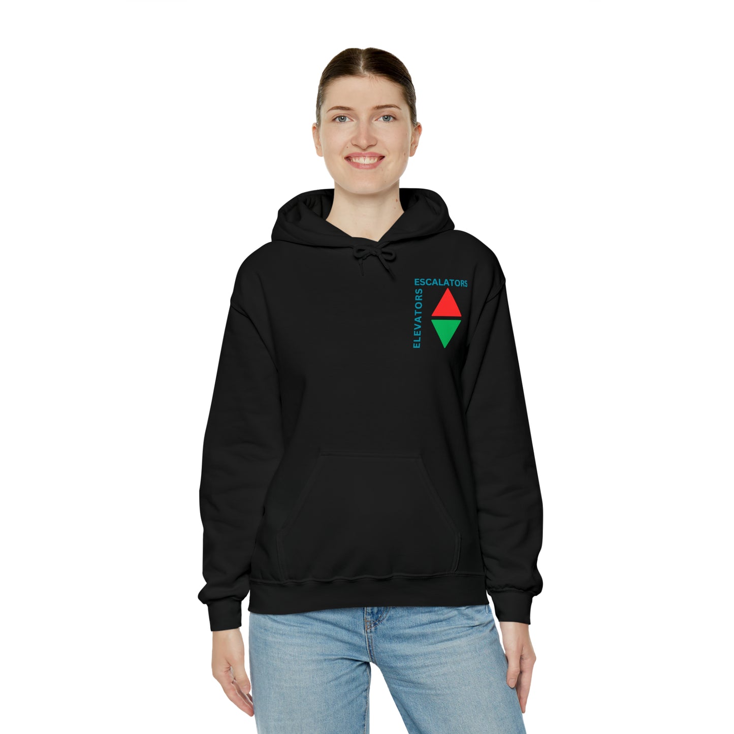 Elevators and Escalators Unisex Heavy Blend Hooded Sweatshirt