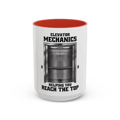 Elevator Mechanic Accent Coffee Mug