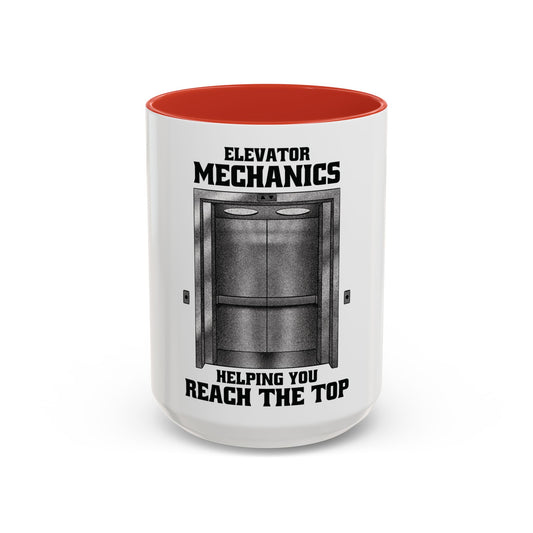 Elevator Mechanic Accent Coffee Mug