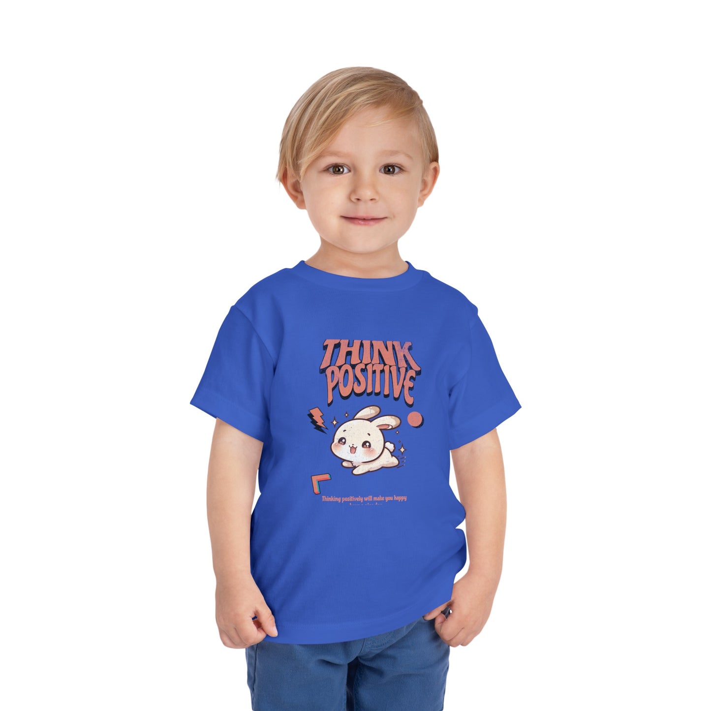 Think positively Toddler Short Sleeve Tee