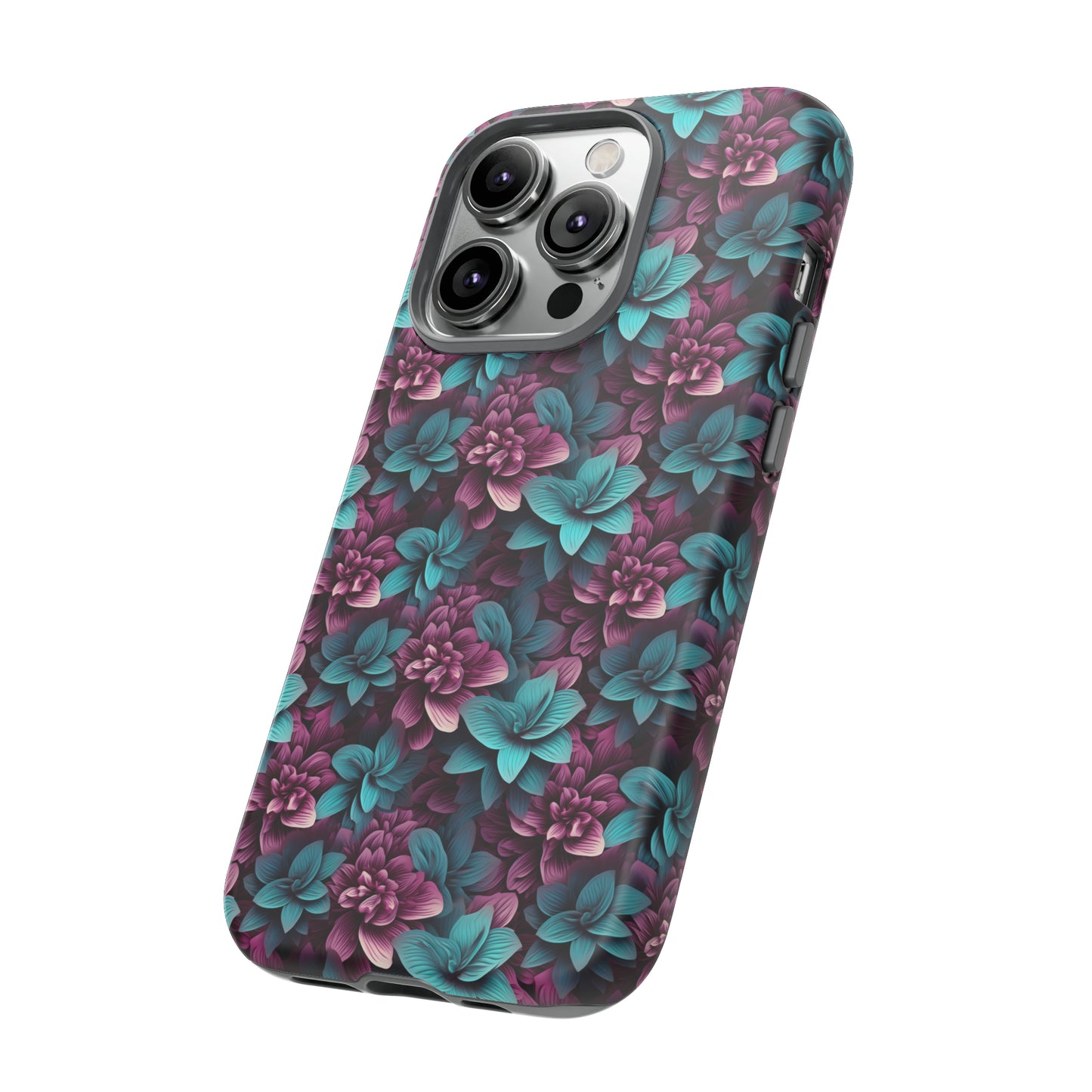 3D Flowers Tough Cases