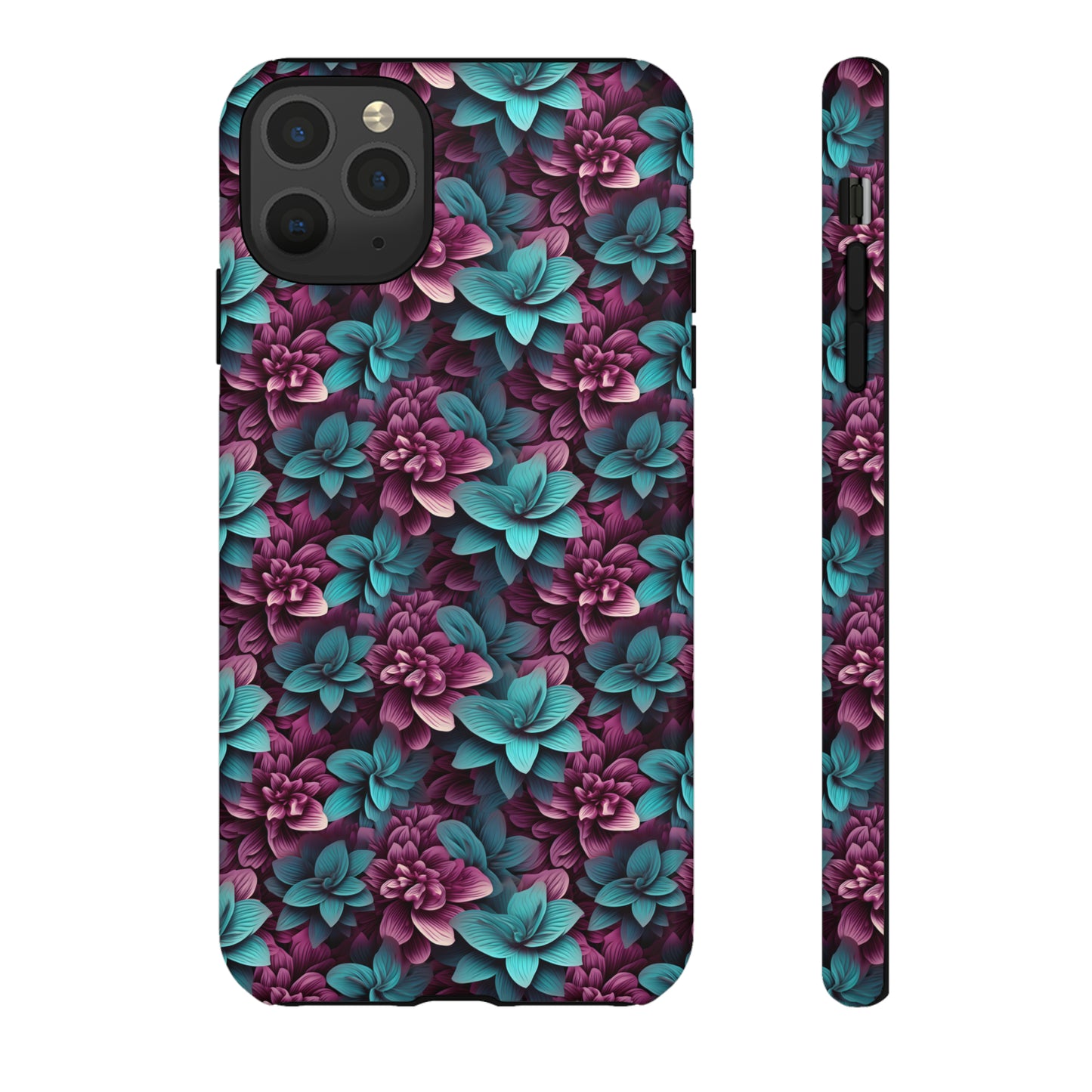 3D Flowers Tough Cases