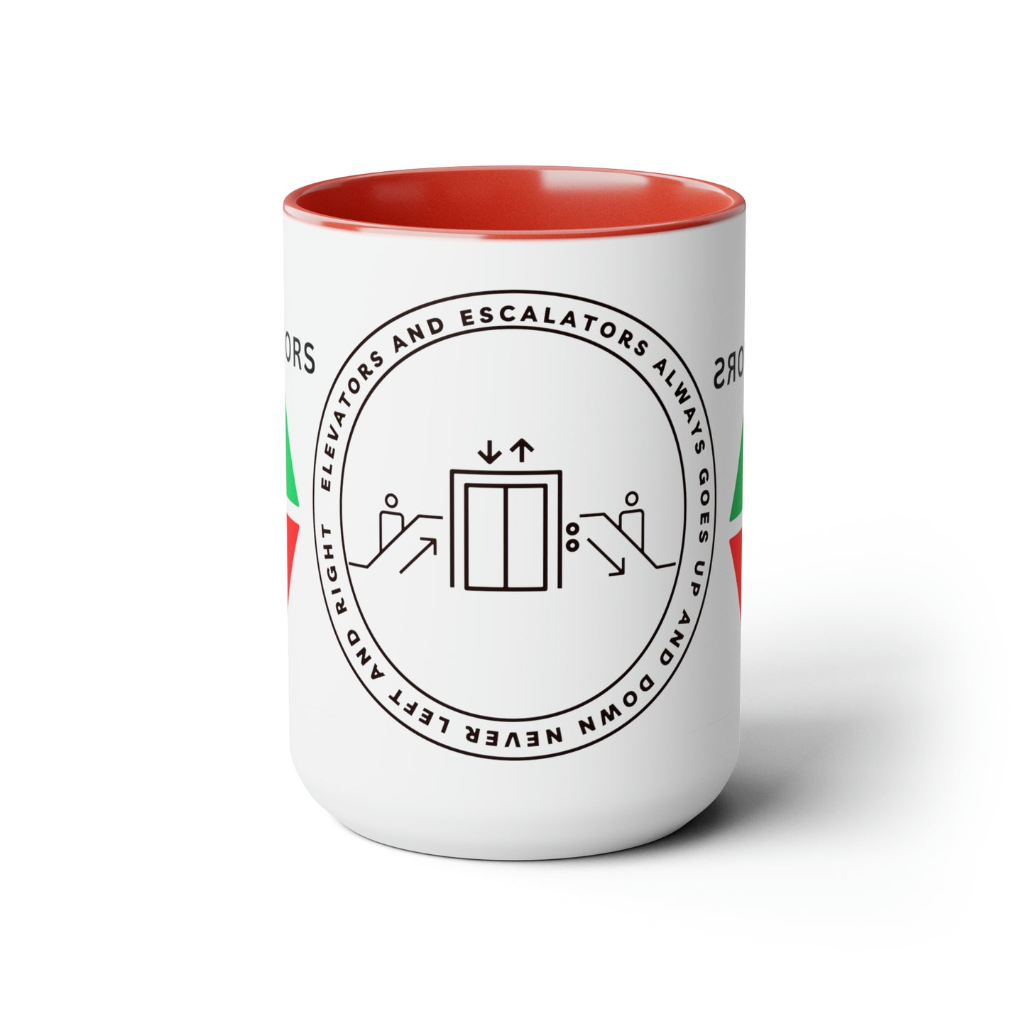 ELevators and Escalators Coffee Mugs, 15oz