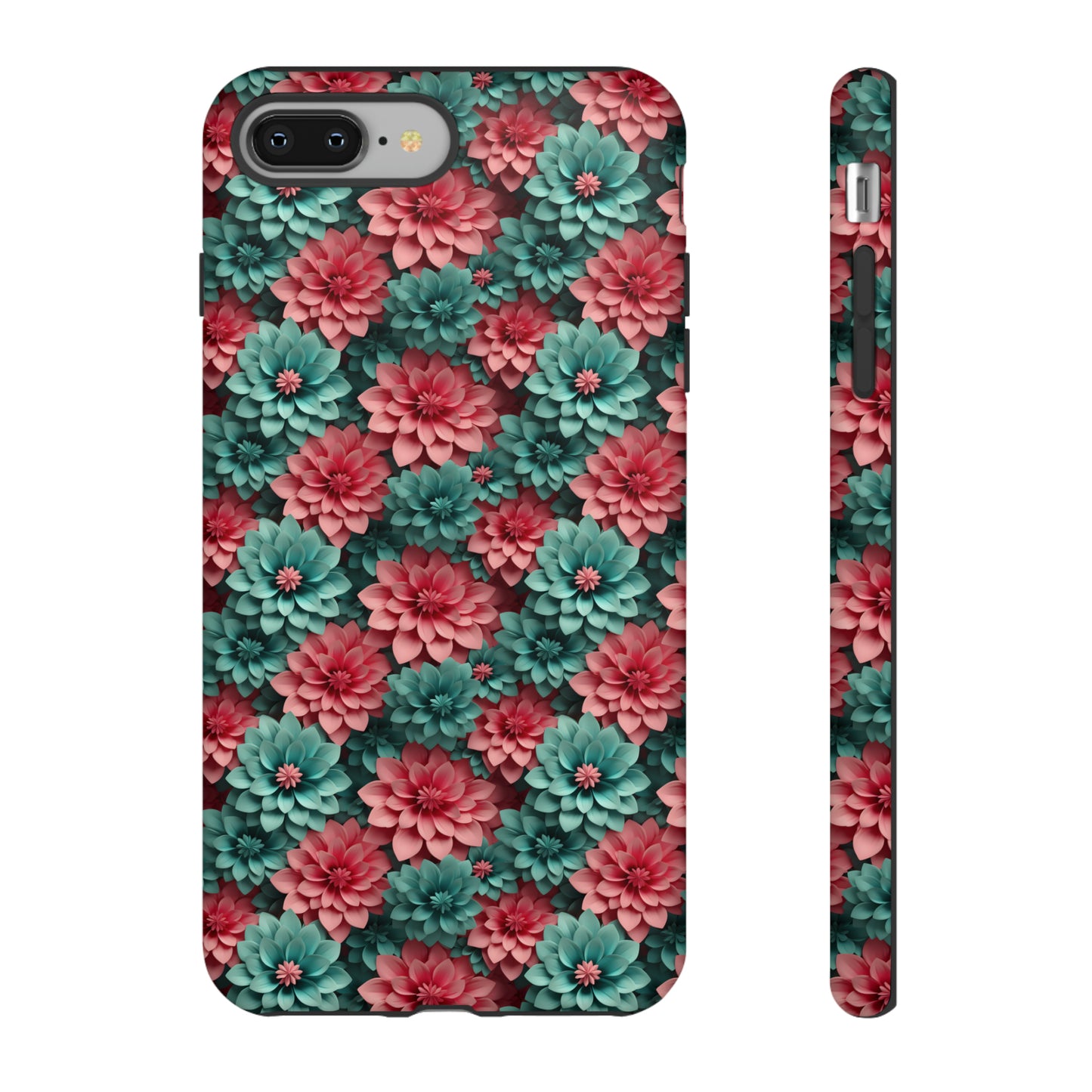 3D Flowers Tough Cases