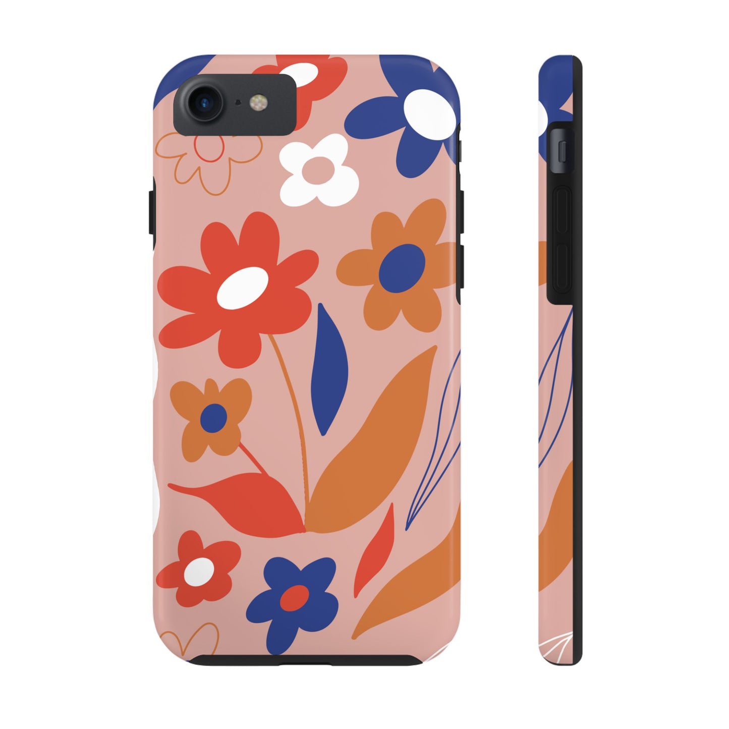 Phone Case, Floral Design, Protective Case, Cover, Strong, Durable, Custom Shell