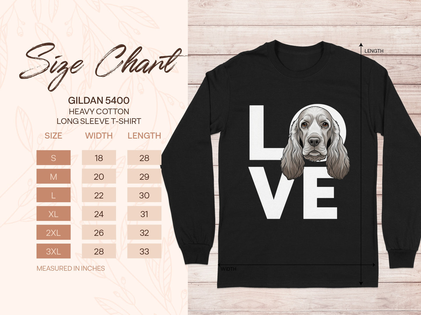 Love Dog Graphic Long Sleeve T-Shirt for Casual Wear