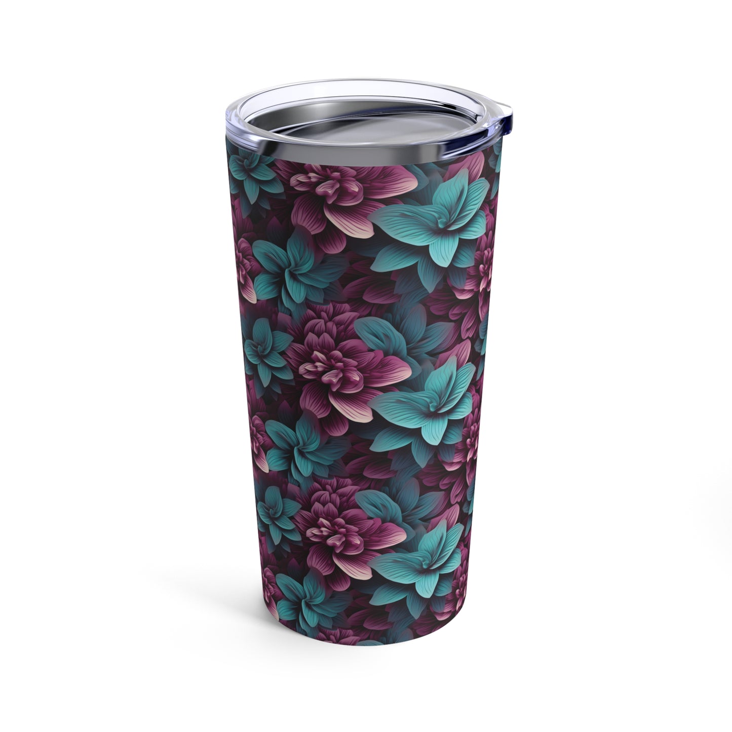 3D Flowers tumbler 20oz