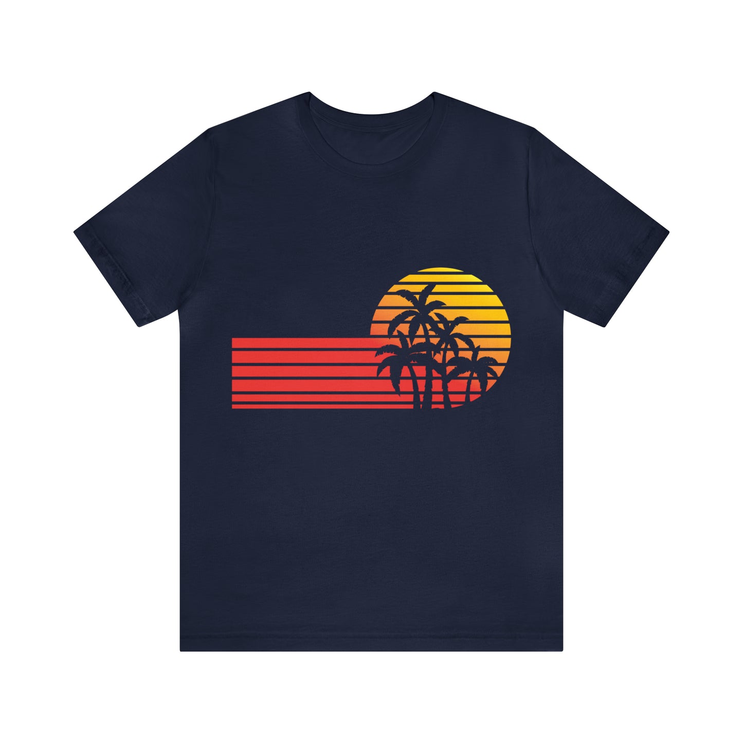 Retro Sunset with Palm T-Shirt