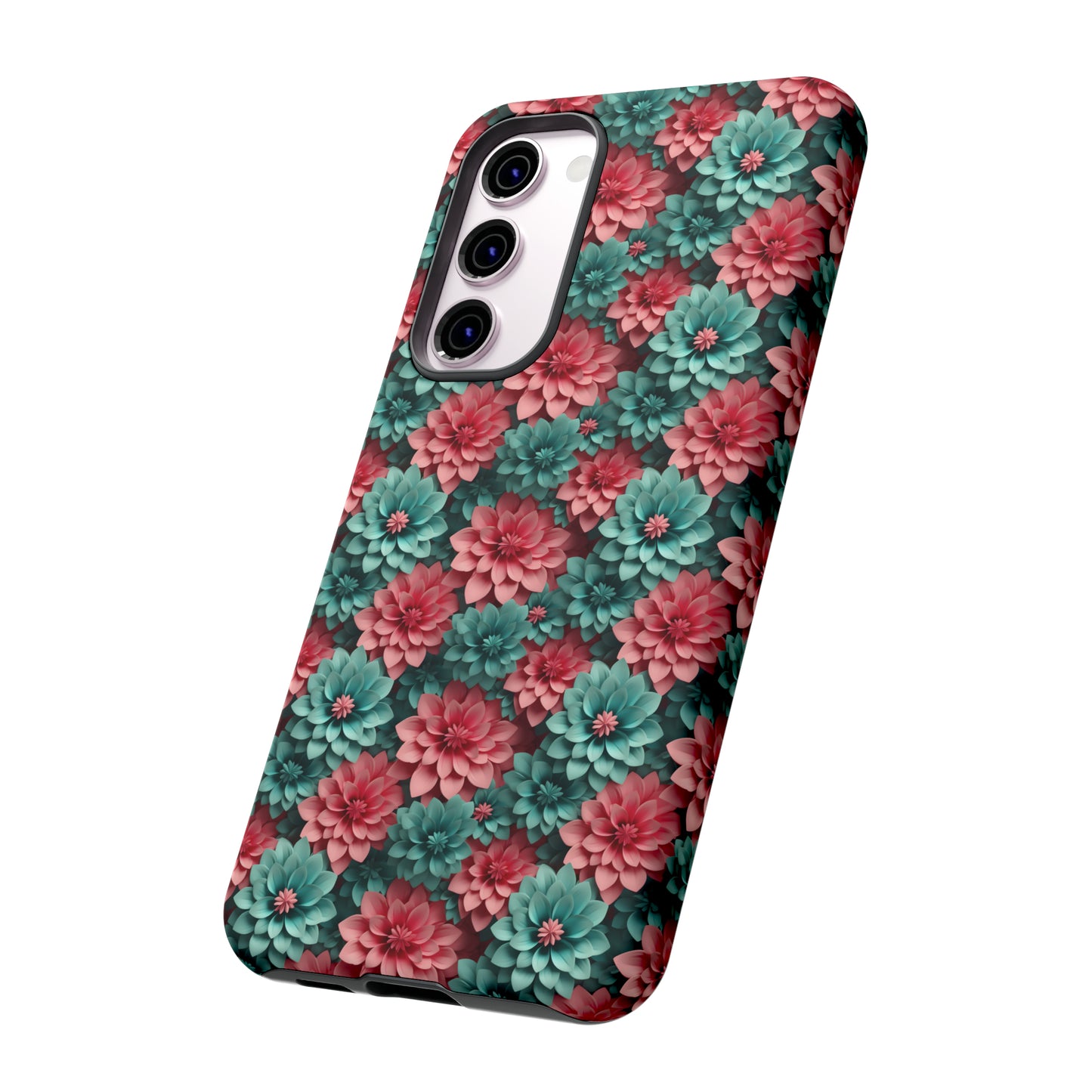 3D Flowers Tough Cases