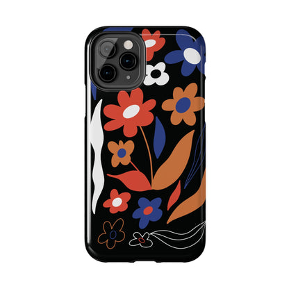 Phone Case, Floral Design, Protective Case, Cover, Strong, Durable, Custom Shell