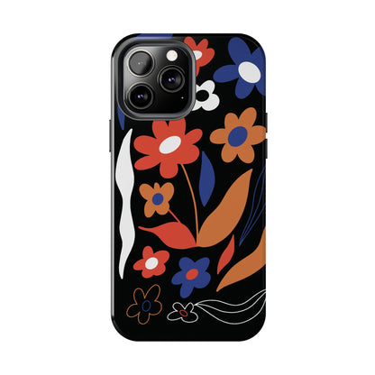 Phone Case, Floral Design, Protective Case, Cover, Strong, Durable, Custom Shell