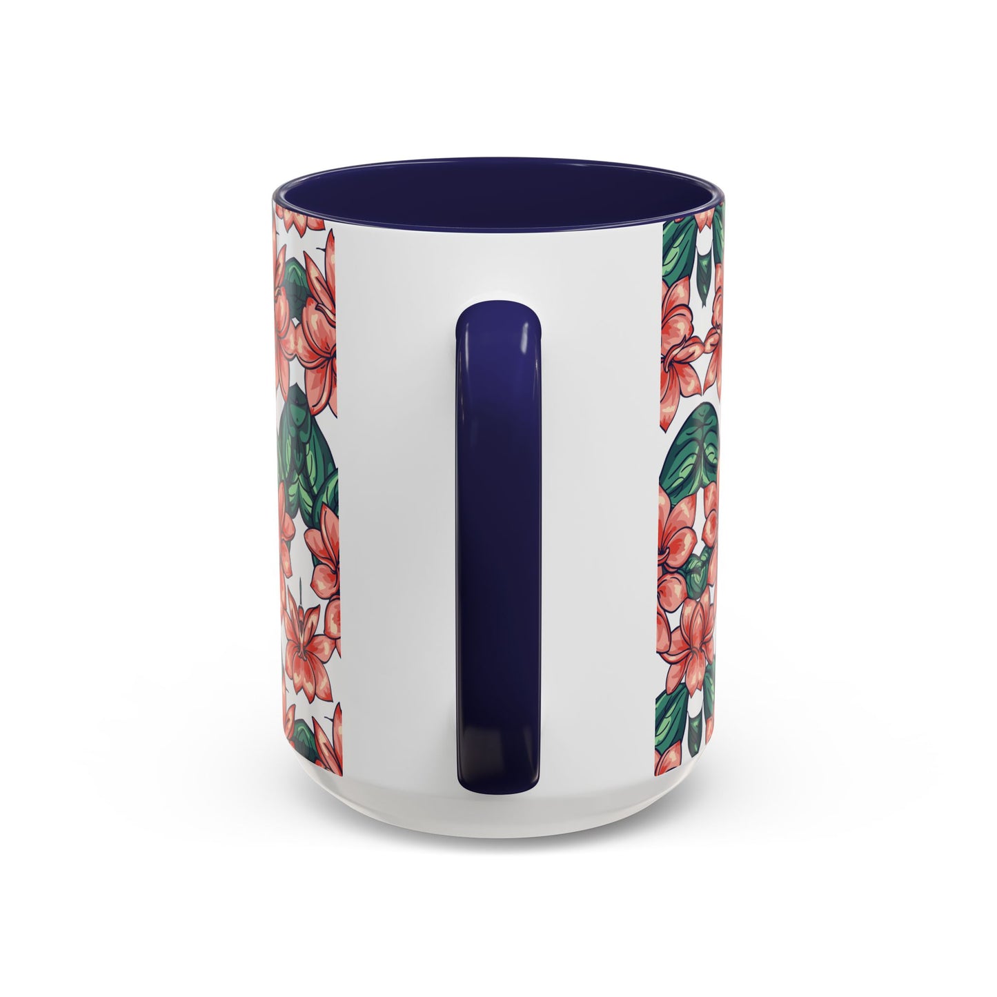 Floral Accent Coffee Mug