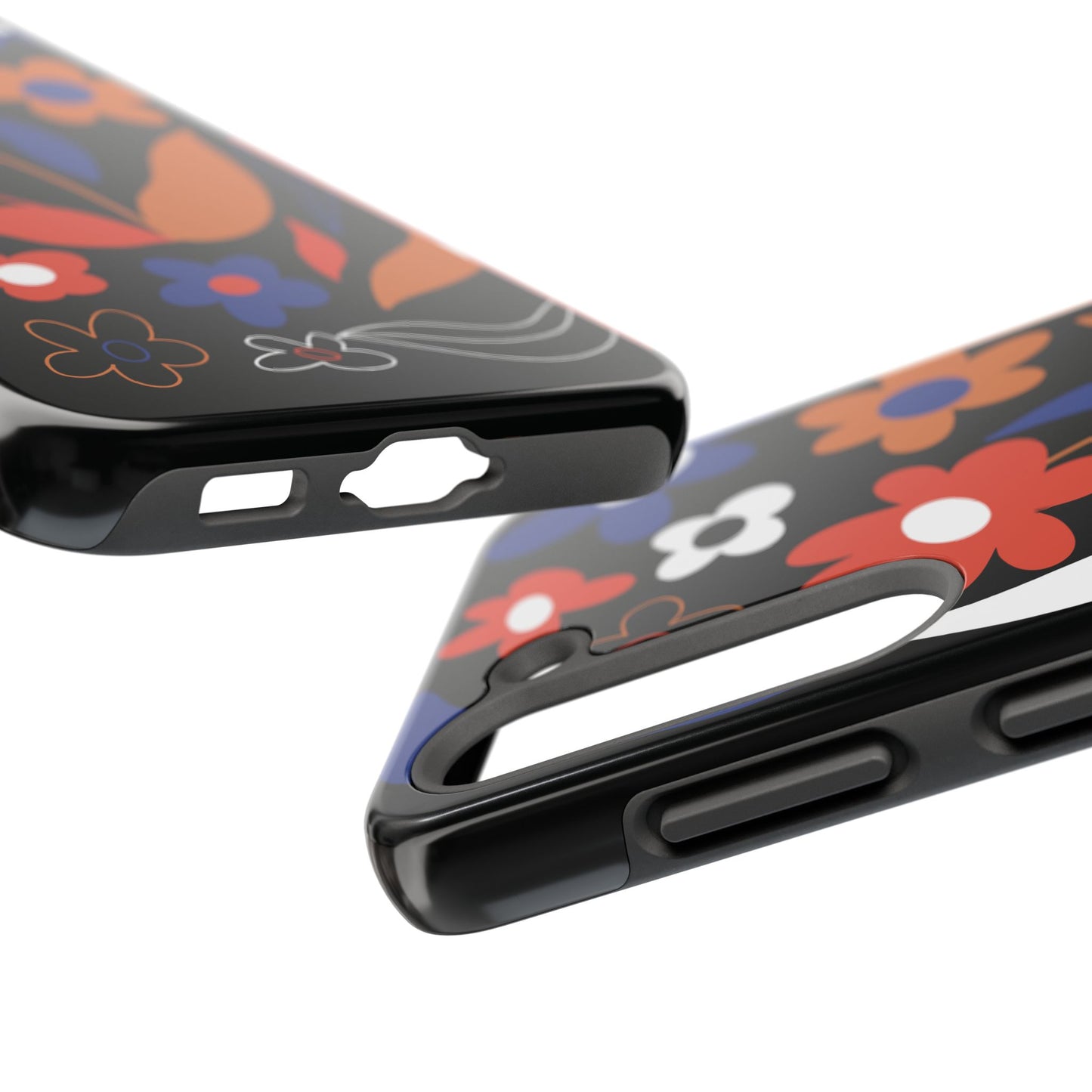 Phone Case, Floral Design, Protective Case, Cover, Strong, Durable, Custom Shell
