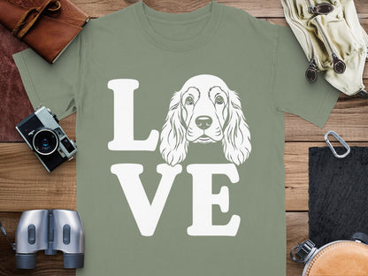 Love Puppy Head Design Graphic Tee Product