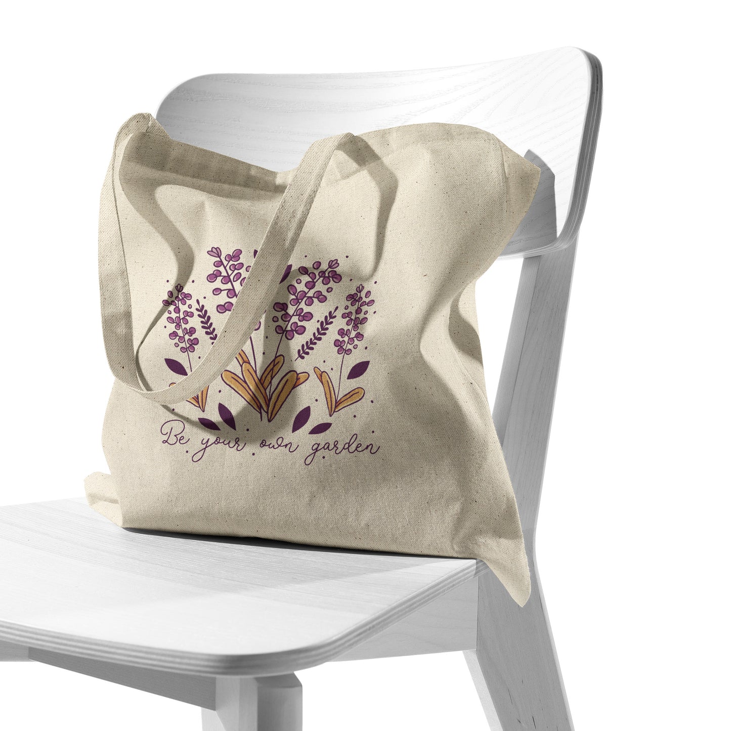 Lavender Flowers Tote Bags