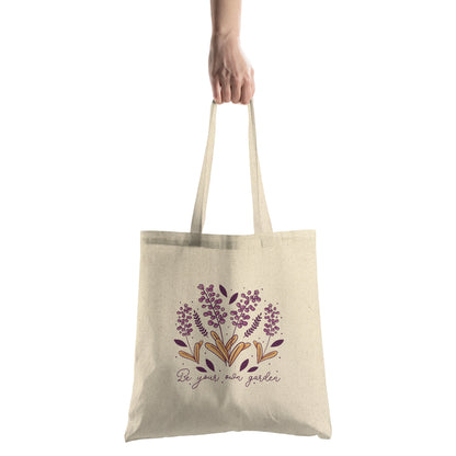 Lavender Flowers Tote Bags