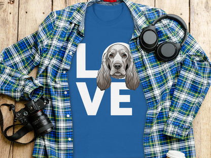 Cocker Spaniel Love Graphic Shirt for Dog Lovers