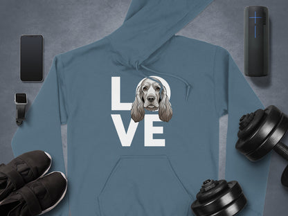 Adorable Love Dog Hoodie with Cute Canine Design