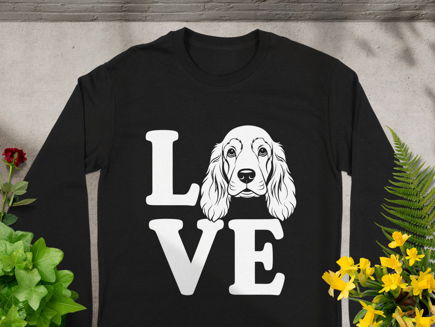 Love Paw Dog Graphic Long Sleeve Shirt Product