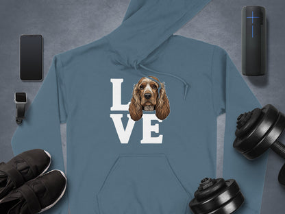 Love Dog Graphic Hoodie Perfect for Pet Lovers