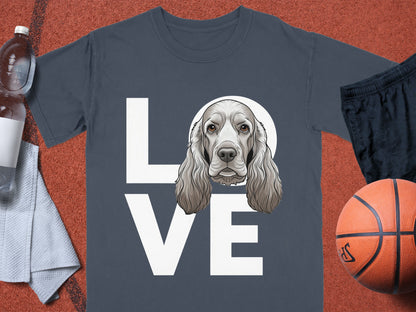 Love Dog Graphic Design T-Shirt for Pet Lovers