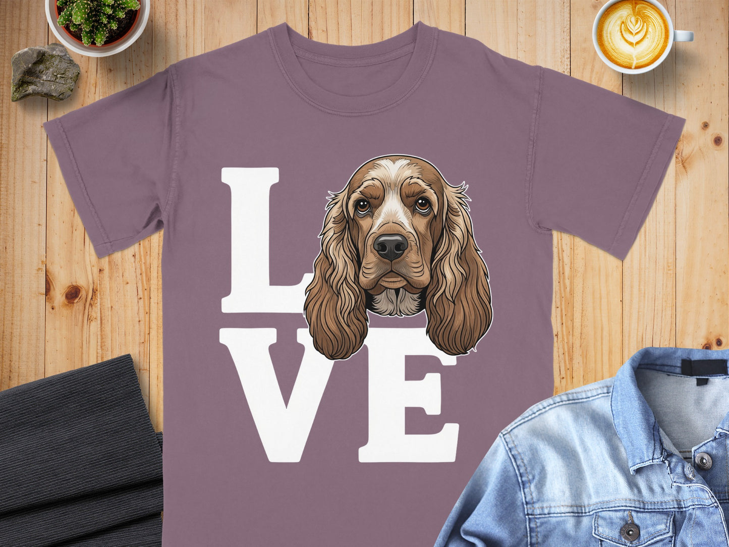 Love Dog Illustration Graphic T-Shirt Design
