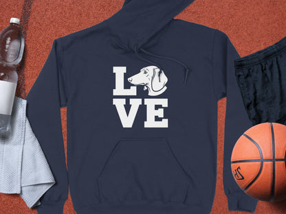 Love Dog Hoodie for Pet Lovers Perfect Cool Graphic