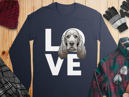 Love Cocker Spaniel Dog Long Sleeve Shirt