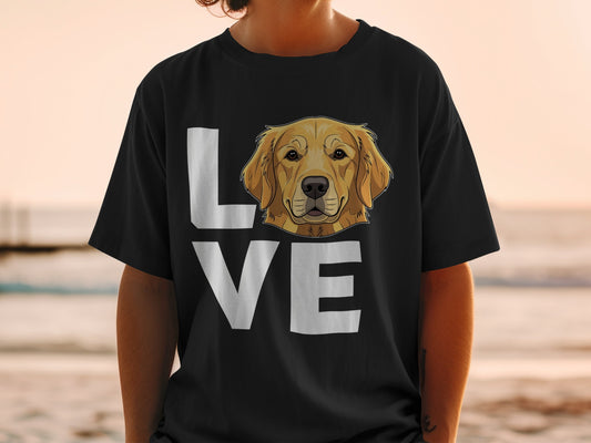 Love Dog Graphic Cute Customizable Pet T-Shirt