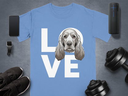 Love Dog Graphic Printed T-shirt for Pet Lovers